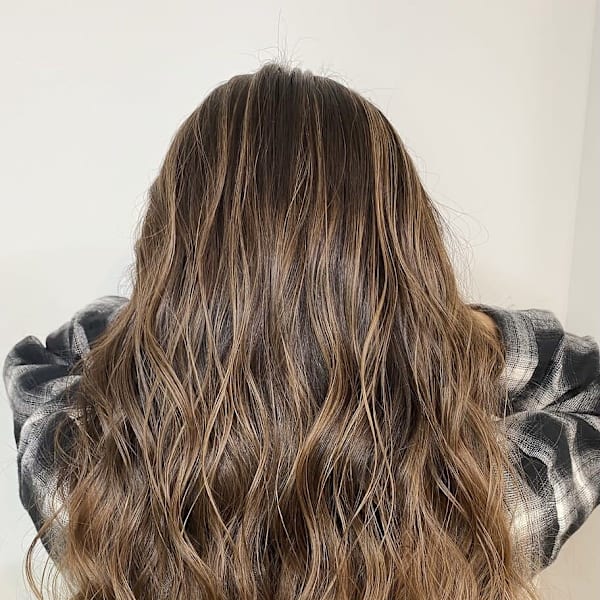 ミルクティーブラウン バレイヤージュ