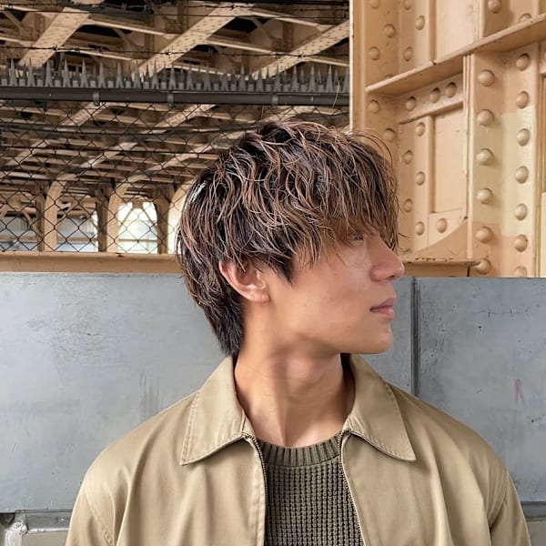 アンニュイなラフ感◎メンズパーマ