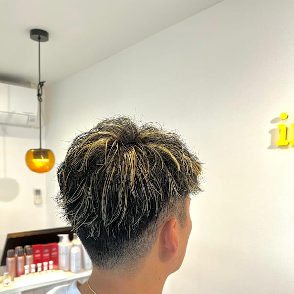 メンズカットハイライト|iro I hair