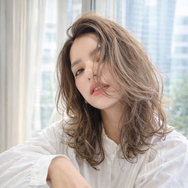 大人可愛いゆるふわミディアム
