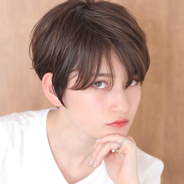 ショート・ボブ/白髪ぼかし/ハイライト/ボブレイヤー/40代|INCEPTION  GINZA 銀座