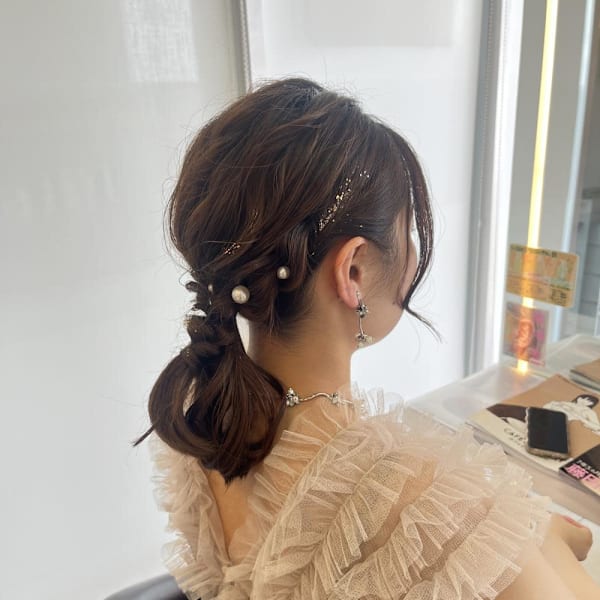 ふわふわローポニー