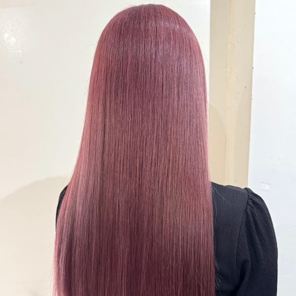 大人ガーリー/ダークアッシュ/似合わせカット/ミディアムレイ|Alpha