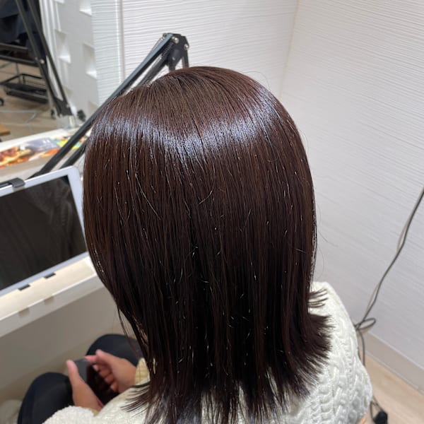 ボブスタイル顔まわりレイヤー|storya