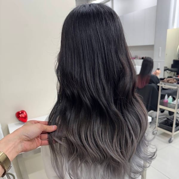 グラデーションシルバー