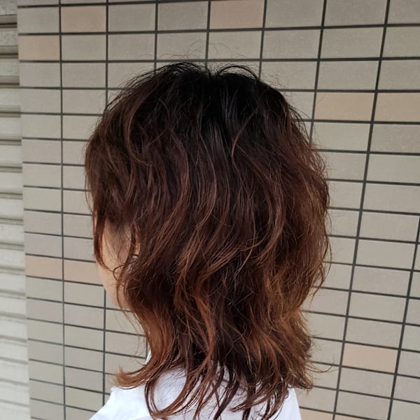 大人ウルフヘア