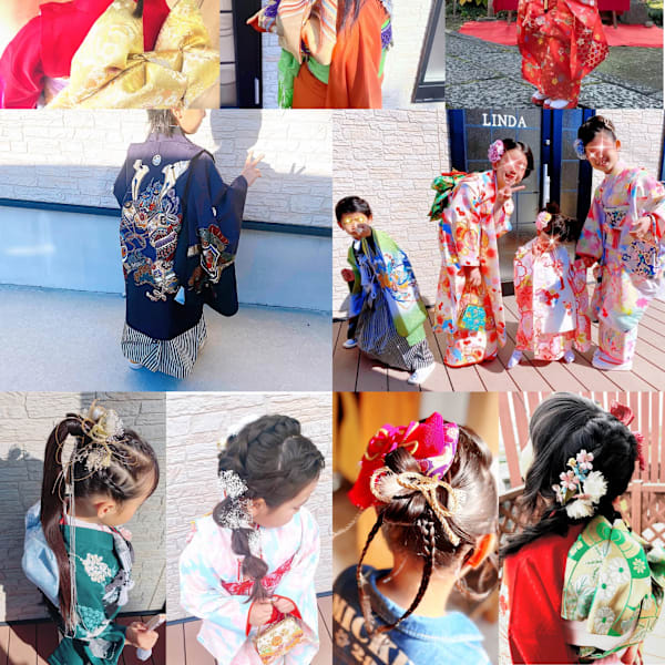 七五三の着付けとヘアセット|Linda【～女性専用ヘアサロン～】