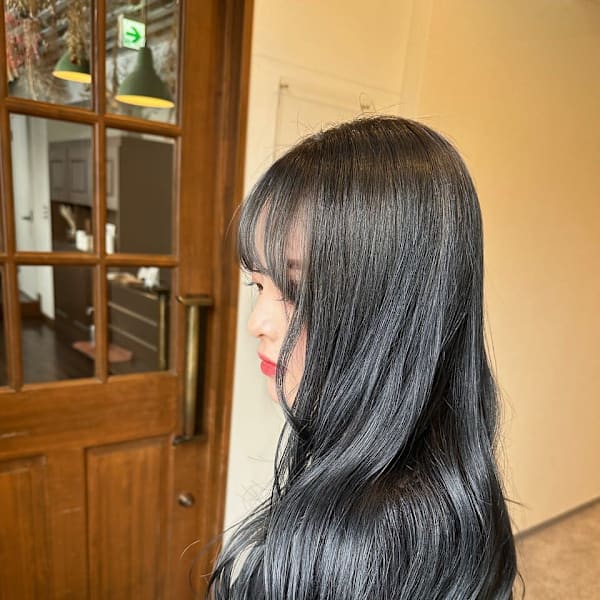 透明感グレージュ.ブルージュ.暗めカラー