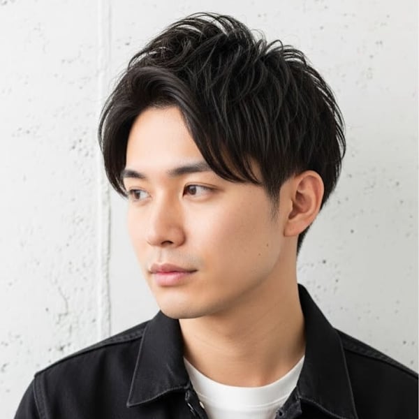 アップバングショート