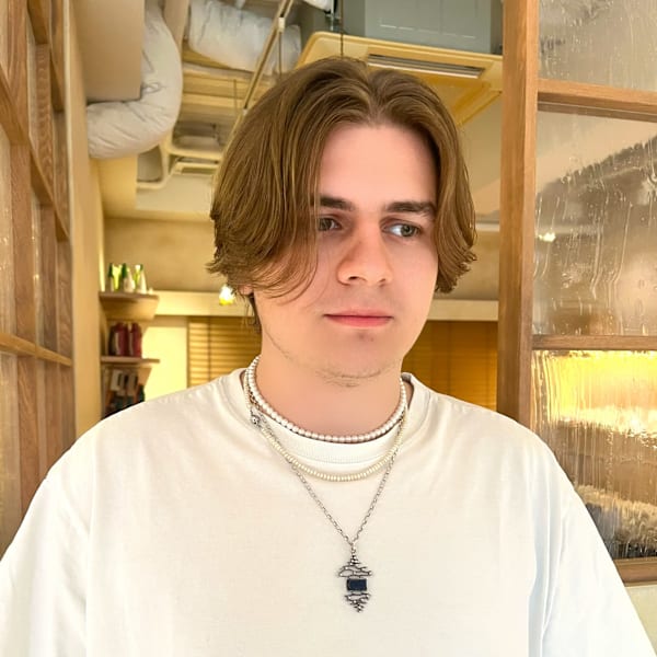 メンズ ショートマッシュ ウルフ ウェザーパーマ