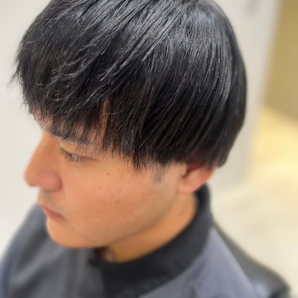 【麻布十番/メンズカット】癖毛 縮毛矯正 メンズショート