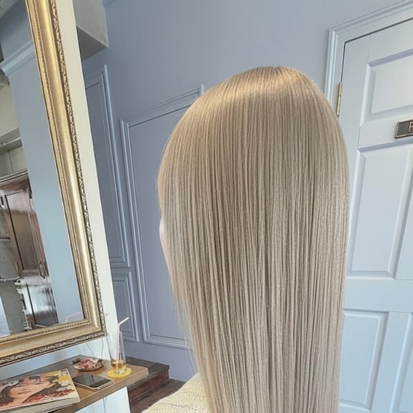 ブリーチカラー　シルバーグレージュ|Lourdes hair design