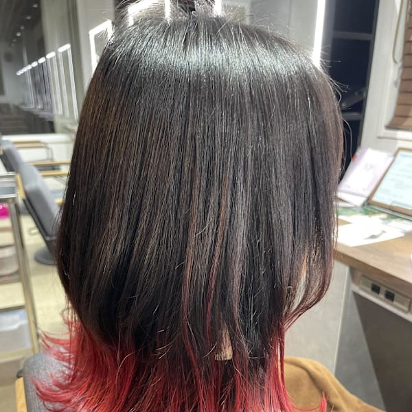 ミディアム/エンドカラー/レッド|ungu GALLERY