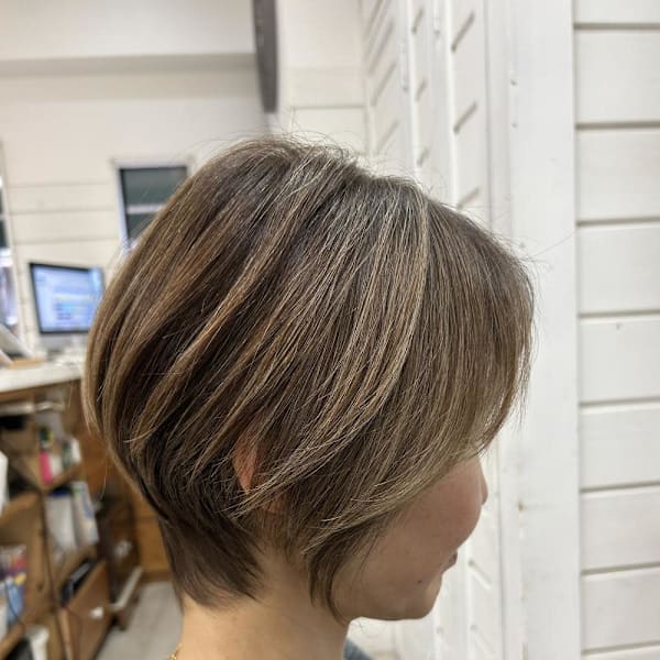 terrace岩政/くびれショート/30代40代/姪浜|terrace hair & botanical