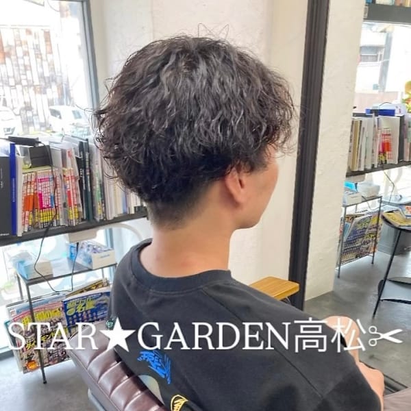 メンズから人気の波打ちパーマhair✂︎