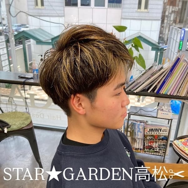 2026年メンズ人気ハイライトメッシュhair✂︎