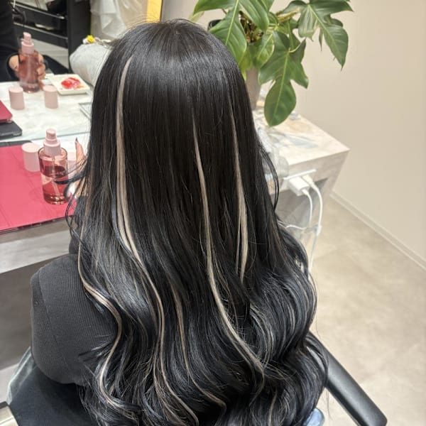 エクステでハイライト