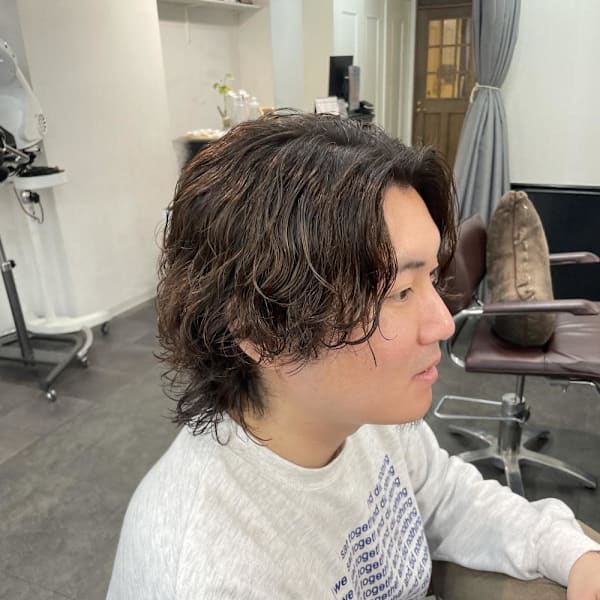 メンズカット/メンズパーマ/サーフカール/スパイラルパーマ