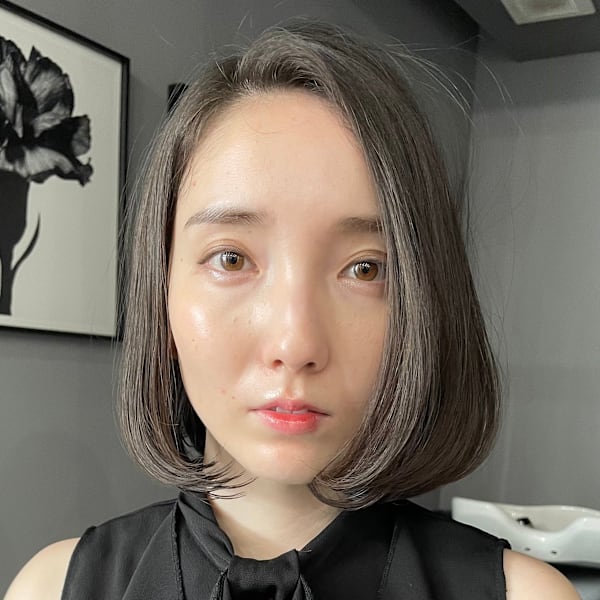 ショート・ボブ/丸顔/前髪あり/絶壁解消/40代/50代/|INCEPTION  GINZA 銀座