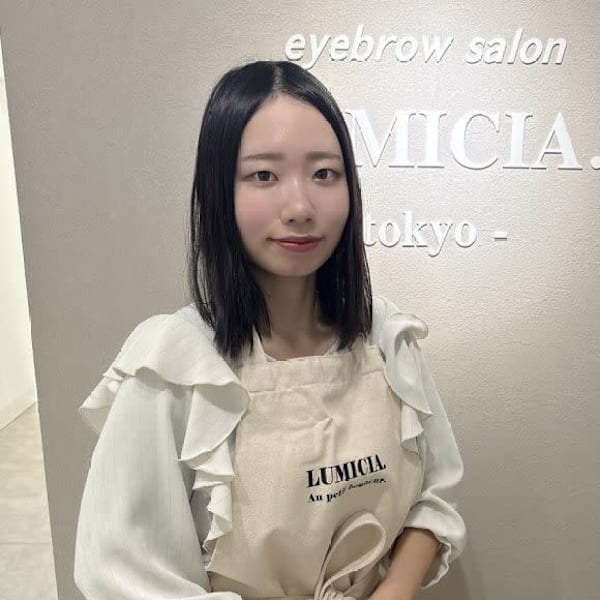 眉毛/アイブロウサロンLUMICIA.-TOKYO-大阪天王寺店【眉毛専門店】【マユゲ アイブロウサロン ルミシアトウキョウ オオサカテンノウジテン マユゲセンモンテン】のスタッフ紹介。アオイ マユゲ