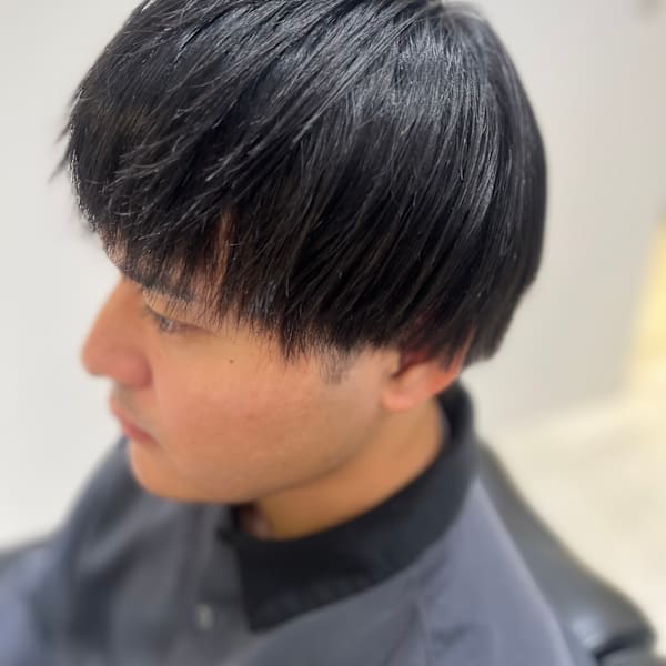 【麻布十番/メンズカット】癖毛 縮毛矯正 メンズショート