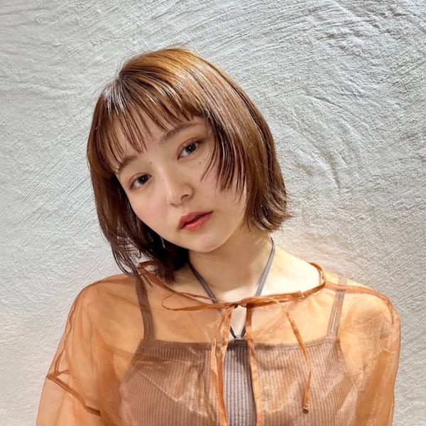 〈江戸桃海〉ボブレイヤー/ボブ/顔周りレイヤー/吉祥寺