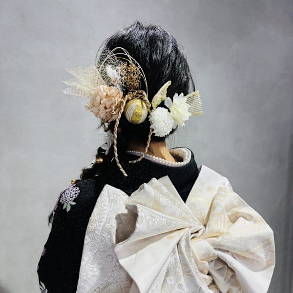 成人式ヘアセット着付け|ungu GALLERY