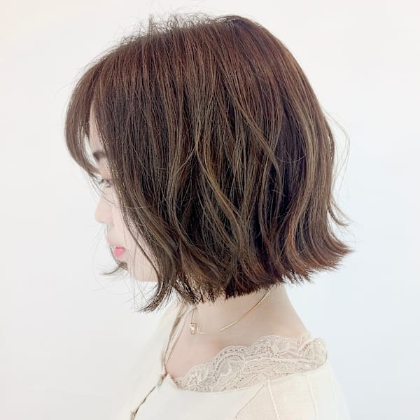【morio成増/一戸】大人かわいいゆるふわ外ハネボブ