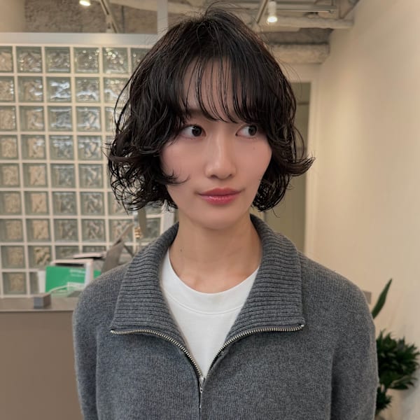 ナチュラルボブパーマ