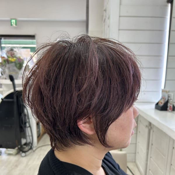 terrace岩政/ふんわりショート/30代40代/姪浜|terrace hair & botanical