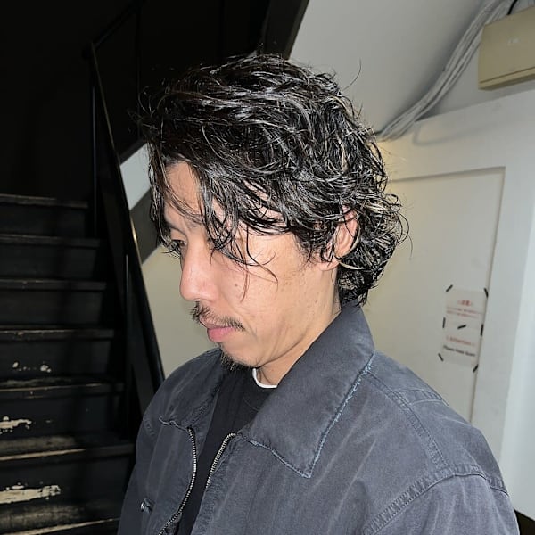 【BOW style】メンズボブニュアンスパーマ|BOW