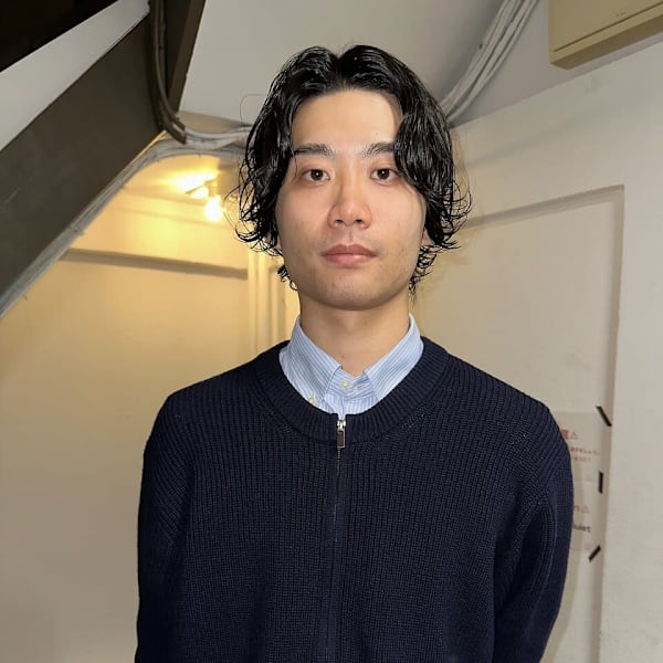 【BOW HAIR】ミディアムセンターパート×ニュアンスパー|BOW