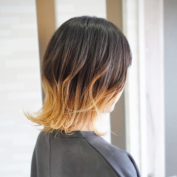 グラデーションレイヤーボブ|mouf -hair&eyelash-