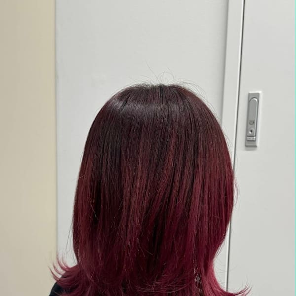 チェリーレッド グラデーションカラー|siesta by amble luxe 池袋【シエスタ バイ アンブルリュクス】