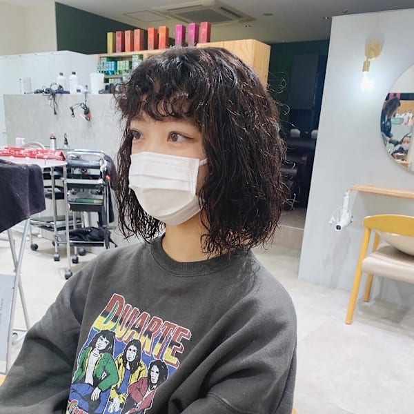 フレンチガーリーパーマ/くるくるパーマ