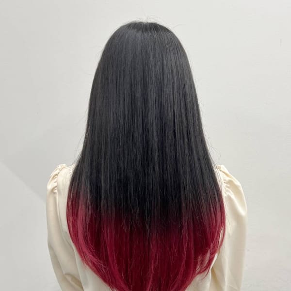 赤グラデーション|siesta by amble luxe 池袋【シエスタ バイ アンブルリュクス】