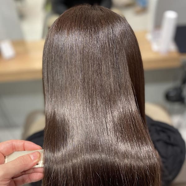 天使の縮毛矯正髪質改善酸性ストレート美髪矯正艶髪銀座有楽町