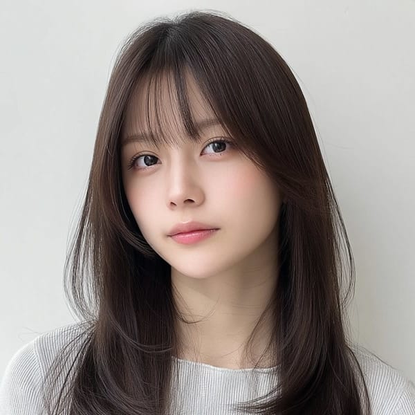 柔らか美髪ロングレイヤースタイル