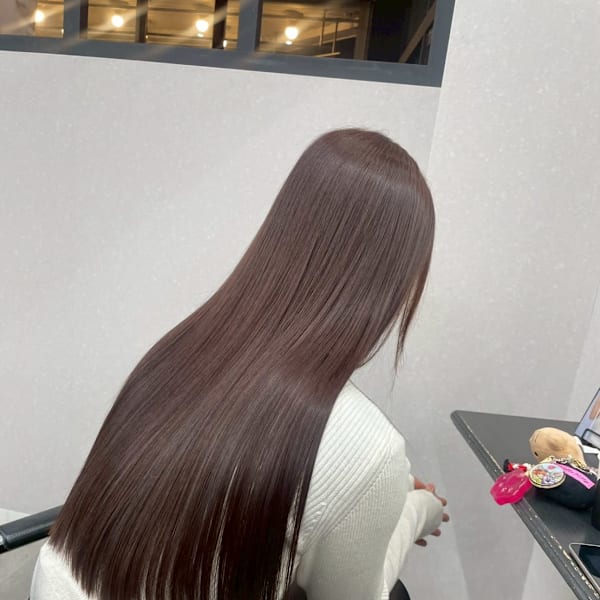 髪質改善/透明感カラー/顔まわりレイヤー/カット/韓国/前髪|N° jillva 立川