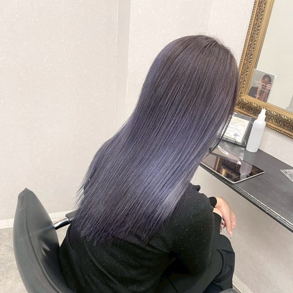 髪質改善/透明感カラー/顔まわりレイヤー/カット/韓国/前髪|N° jillva 立川