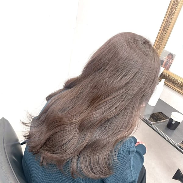 髪質改善/透明感カラー/顔まわりレイヤー/カット/韓国/前髪|N° jillva 立川