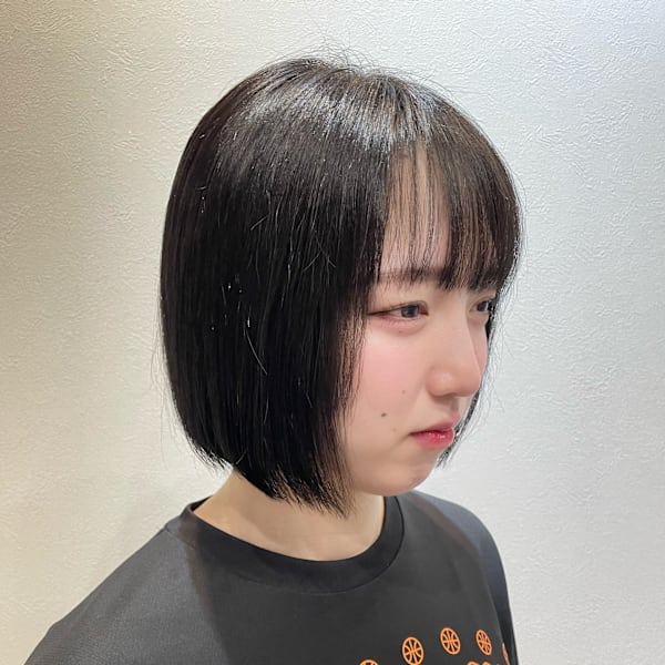 ボブスタイルで迷って方にお勧め/丸みボブ/収まるボブ