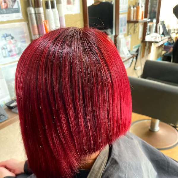 レッドボブ|Papillon Rose