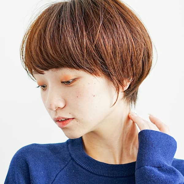 前下がりショート・ボブ/絶壁解消/前髪あり/40代/30代|INCEPTION  GINZA 銀座