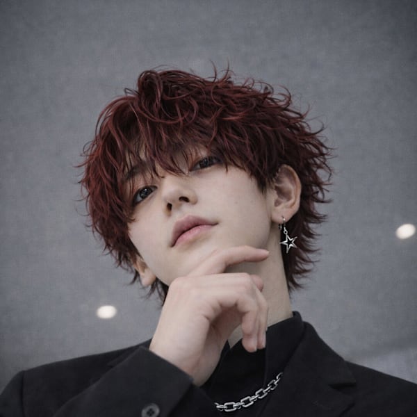 ワインレッド×ツイストスパイラル