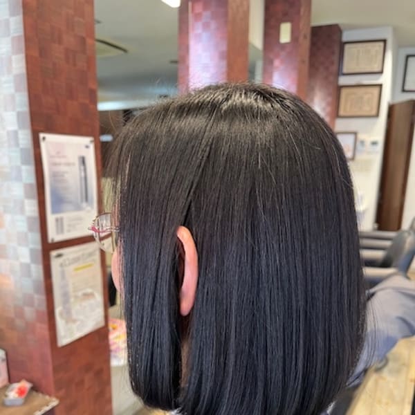 ミディアムボブスタイル|エル美容室