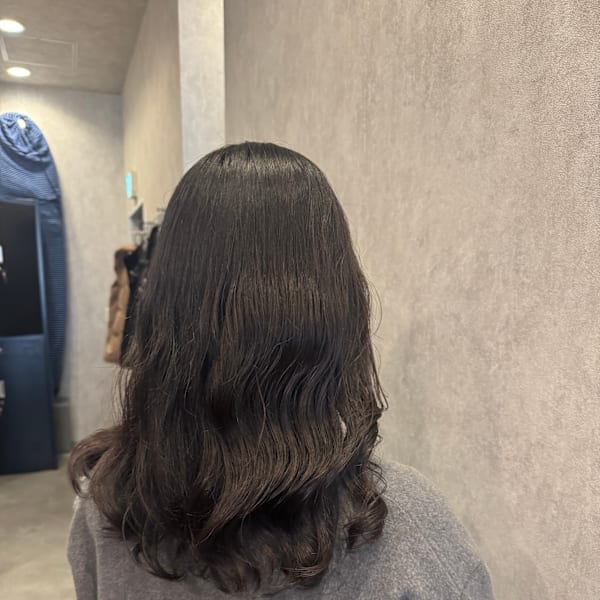 『コテ巻き風』韓国パーマ