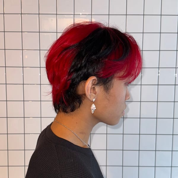 メンズデザインカラー/ブロックカラー/ミックスカラー/|Hair ALES 原宿