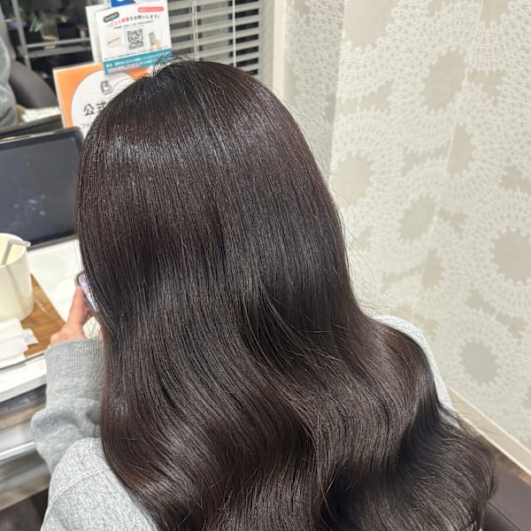 グレージュ/ダークグレー/ダークブラウン/暗髪/韓国ヘア|Hair Design Angelo carino