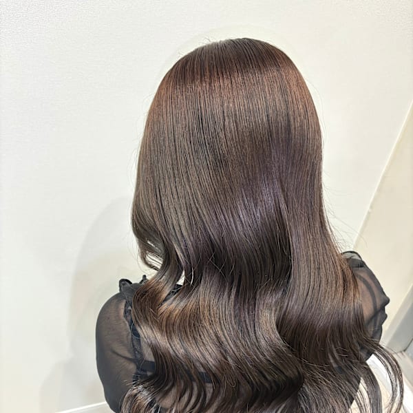 グレージュ/ダークグレー/ダークブラウン/暗髪/韓国ヘア|Hair Design Angelo carino